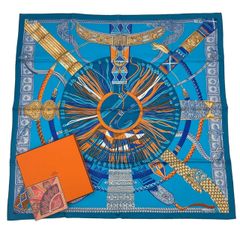 新品同様 HERMES エルメス カレ90 ヴェニスの勝利 TROPHEES de VENISE