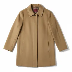 アマカ AMACA コート ロング 裏地付き スリット サイドポケット キャメル 38サイズ 978092