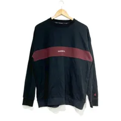 カンゴール KANGOL トレーナー スウェット ロゴ 黒 ブラック M ■MET1