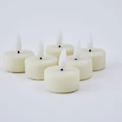 パーティーやインテリアを彩る LED ティーライト キャンドル 6個入。