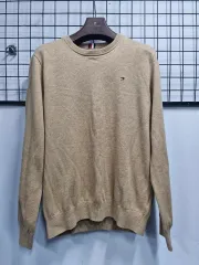 100L トミーヒルフィガー ベージュ ニット