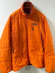 02年 patagonia パフ ジャケット オレンジ