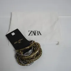 新品 ZARA ザラ × Kate Moss ケイトモス メタル ブレスレット パック ゴールド × シルバー 1011/605/881 40Q★4のサムネイル