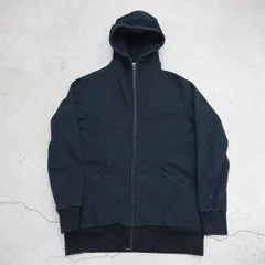 KAZUYUKI KUMAGAI ATTACHMENT カズユキクマガイ アタッチメント CO/NY 裏毛 ロング ZIP UP パーカー ダブル ジップ KB61-011 黒 1 29P★4