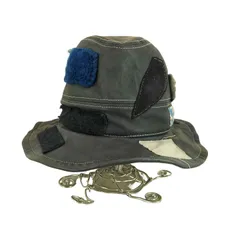 カシラ CA4LA 牛革 パッチワーク デザインハット メンズ 表記無 