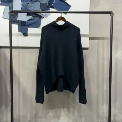 (オーバーサイズ) H&M エイチ・アンド・エム カジュアル ハイネック タートルネック オーバーサイズ ニット