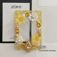 デコ 硬貨 ぱしゃこれ トレカ カード ケース 痛 ロゼット 黄色 yellow