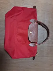 ロンシャン ル プリアージュ レッド トートバッグ S