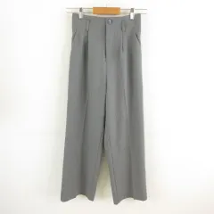 グラシア GLACIER パンツ スラックス センタープレス グレー S *T169