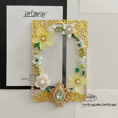 デコ 硬貨 ぱしゃこれ トレカ カード ケース 痛 ロゼット 緑 green