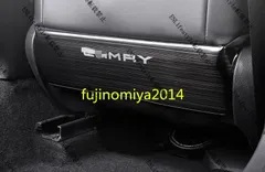 新品 新型カムリ70系 G X WS専用 シート バック キックマット ステンレス製 2色可選 　 ２pセット