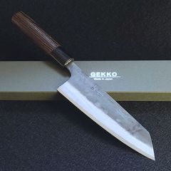 青紙スーパー 黒打 万能包丁 165㎜ G1120 焼柄 日本製 月光作 - メルカリ