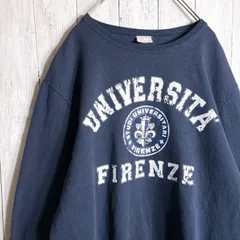 【入手困難】～90s EURO Vintage ヨーロッパ イタリア古着 カレッジロゴ スウェット トレーナー #4150