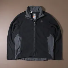 Nike ACG 起毛 ブラック フリース ジップアップ