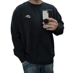 L 100-105 NIKE オーバーサイズ スウェット ブラック