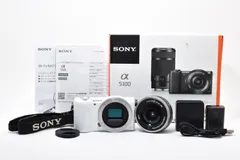 ★極上級★Wi-Fi対応★人気のホワイトカラー ソニー SONY α5100 レンズセット シャッター回数695回