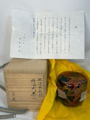 高岡漆器 錆絵師 高瀬想風作 華文 流の筥 重箱 共箱 F R9828B - メルカリ