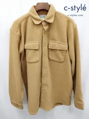 I947 [秋冬物][人気] L.L.Bean エルエルビーン フリースシャツ L ベージュ系 長袖 | T★