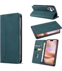 ★KWATUNG iPhone 16 用 ケース 手帳型 アイフォン 16 用 おしゃれ 肌感レザー iPhone 16用 カバー 内蔵マグネット 耐衝撃 iphone16 用スマホケース ターコイズ