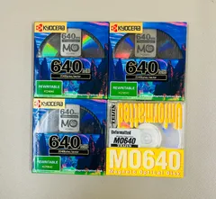 KYOCERA &TEIJN　640MOディスク　新品未使用　４枚セット
