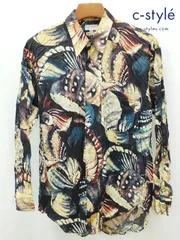 L700 [人気] Paul Smith ポールスミス シャツ M マルチカラー 総柄 長袖 | N★