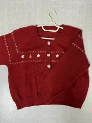 オーバーサイズ ヴィンテージ ニット ボタン カーディガン