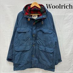 90sWoolrichフリースライナーナイロンジャケットターコイズブルー青緑 