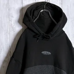 【国内正規品】adidas originals Black Sweat Hoodie Park切り替え パーカー #519