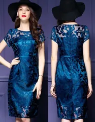 送料無料 未使用 発表会 イベント エレガント ワンピ－ス XL 13号 (OPN6836)