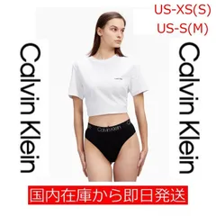 #Z46 CALVIN KLEIN カルバンクライン コットン ハイウエスト ロゴ ソング パンティー Tバック ショーツ下着 黒 ブラック US-XS US-S 日本サイズ S M  即日発送 送料無料 PVH 正規品