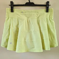 lululemon  ルルレモン  テニス  ウェア  スコート  Lサイズ  中古品  黄色