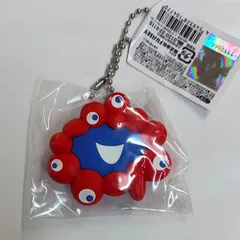 大阪万博　ミャクミャク　マスコット　フェイス　キーホルダー　キーチェーン　PVC
