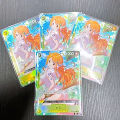 ワンピースカードゲーム スタートデッキエッグヘッド ナミ C★ パラレル ST29-008 4枚セット まとめ売り ボーナスパック プロモ