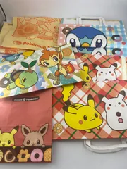 ポケモンセンター 限定ビニール袋　ミスタードーナッツ限定紙袋など