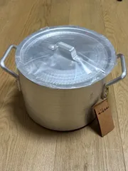 木屋　半寸胴鍋　210mm　アルミ打出しのサムネイル