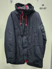 ジョーダン ブラック マウンテンパーカー M WHO 取り外し可能 実寸62-87