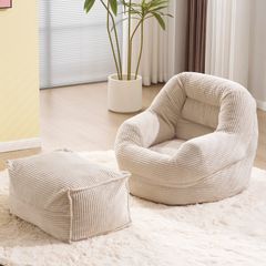 美品】tofu ビーズクッション ソファ グレー - メルカリ