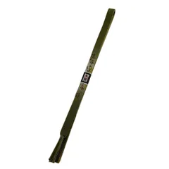 【美品】 帯締め 優品 フォーマル 草花 金糸 灰緑 正絹 和装小物  【中古】