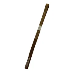 【美品】 帯締め 優品 フォーマル 亀甲 金糸 薄茶色 正絹 和装小物  【中古】