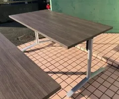 コクヨ　ビエナ　幅1500　ミーティングテーブル　会議　アッシュブラウン　木目　作業台　デスク