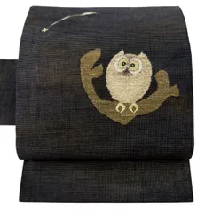 売約済み【年末年始のお出かけ用に】★★新品未使用　ふくろう　染め名古屋帯★★ 楽天市場】名古屋帯 ふくろうの通販