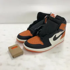 02w22209 ナイキ NIKE  AIR JORDAN 1 RETRO HIGH OG  オレンジ  27.0cm 中国製 メンズ  箱なし 替え紐あり  スニーカー  DZ5485-008  【中古品】