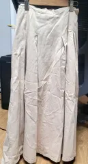 ベージュ ロング プリーツ スカート free