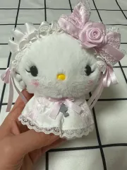 サンリオ 白 フリル マスコット チャーミーキティ