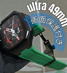 Apple Watch Ultra 1 / 2 / 3（49mm）対応　264
画面保護一体型 アルミ合金ケース＆ラバーバンド