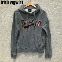 MLB ニューヨーク・ヤンキース フーディー Tシャツ グレー m