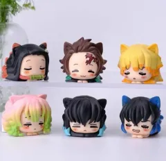 鬼滅の刃 フィギュア Glitch Mode 猫耳 未開封 6種 SET セット まとめ出品