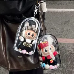 【2個セット】 LABUBU ラブブ ぬいぐるみ専用保護ケース 雨カバー