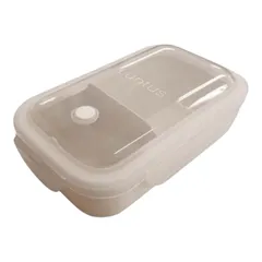 WJ176  アスベル 弁当箱 1段 ランタス ランチボックス 抗菌 WTL-500 食洗器対応 アイボリー 約500ml A3528-34 4974908352836