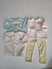 ユア(YOOA) 起毛 スウェット トレーナー 3個 レギンス1個 (まとめ売り)